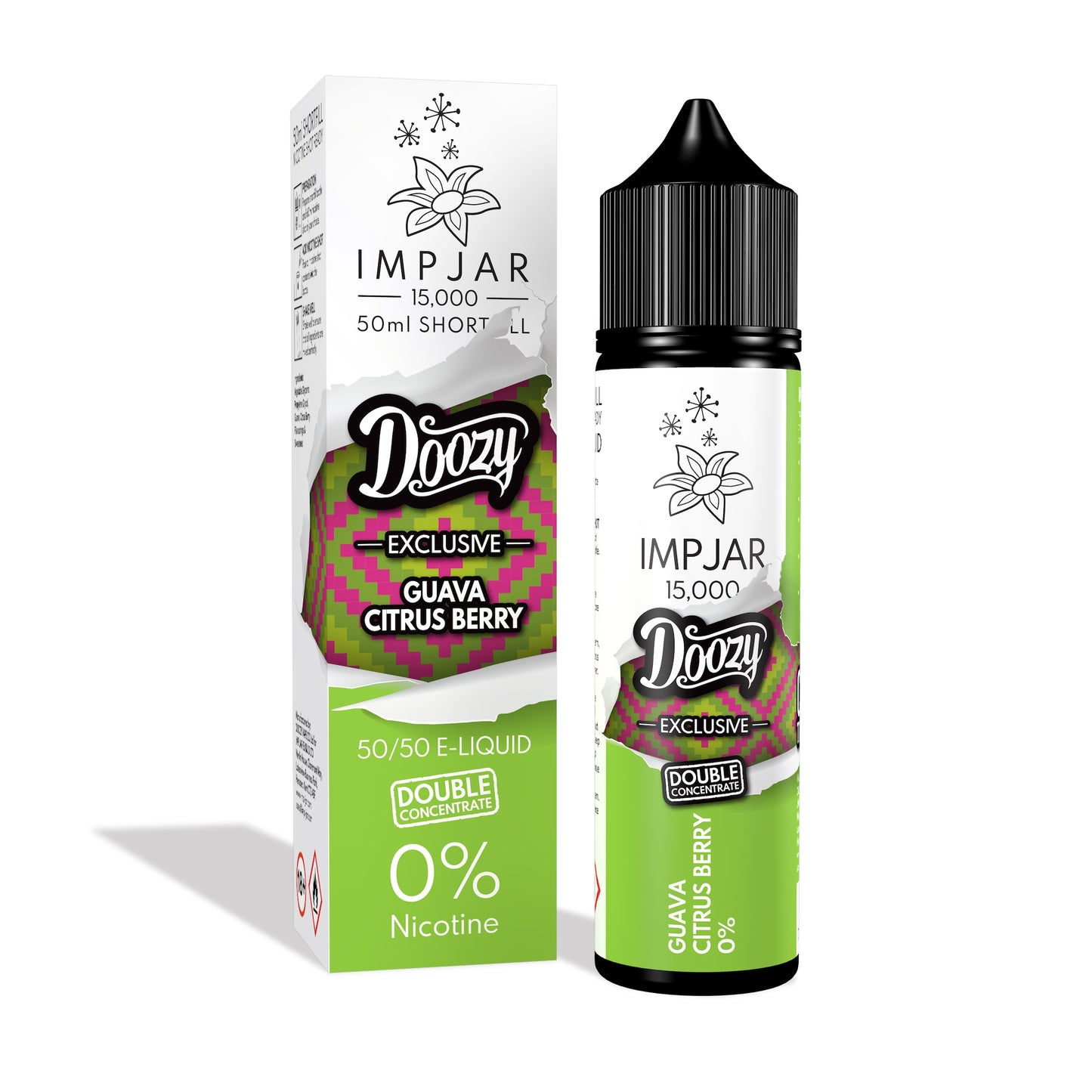 Imp Jar | Impjar x Doozy Vape Co 15000 | 50ml Shortfill Range | Double Concentrate | 0mg Nicotine | Guava Citrus Berry - IFANCYONE WHOLESALE