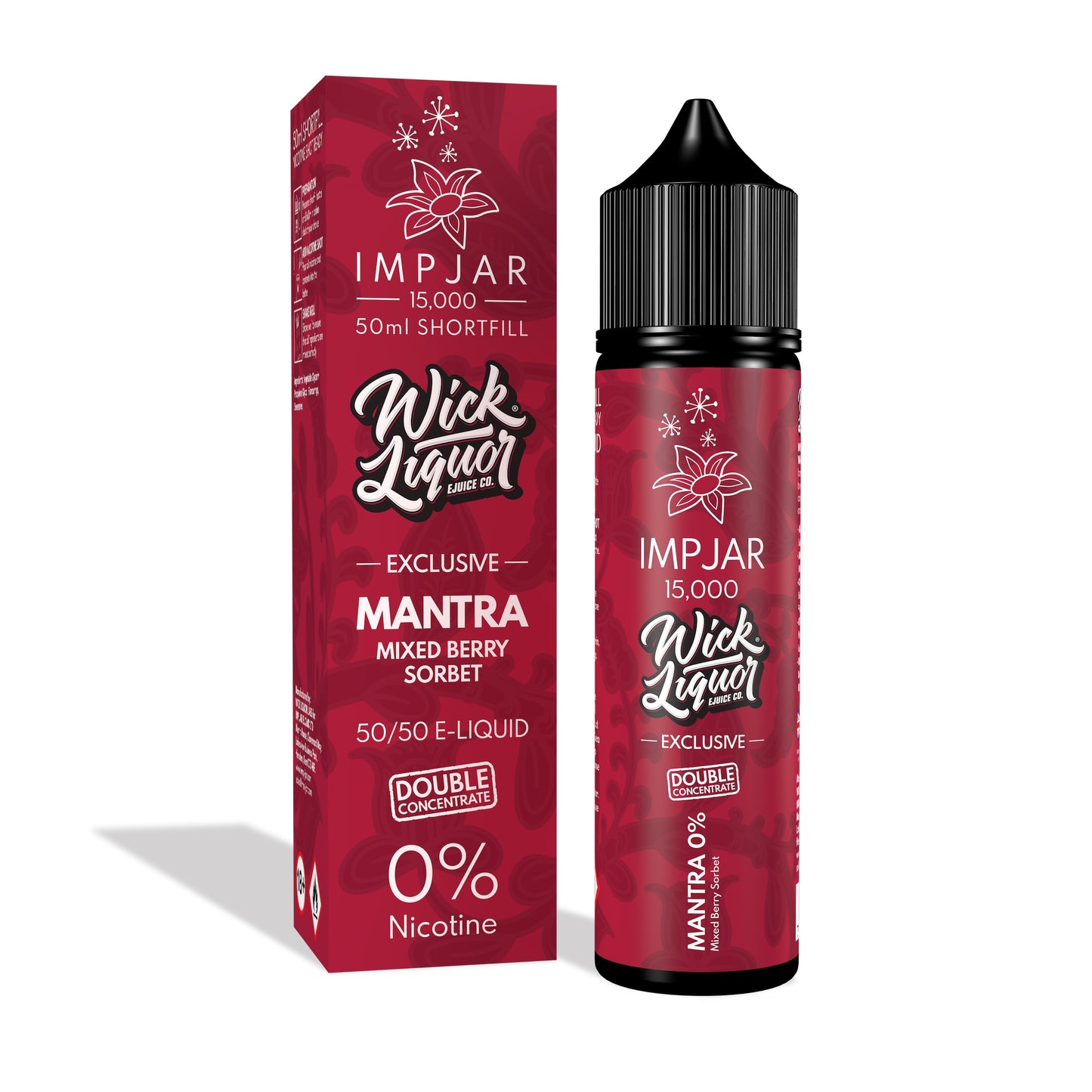 Imp Jar | Impjar x Wick Liquor 15000 | 50ml Shortfill Range | Double Concentrate | 0mg Nicotine | Mantra - IFANCYONE WHOLESALE