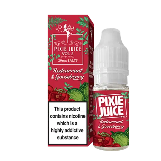 Pixie Juice V2 - 10ml - 10/20mg NS - Red Currant & Gooseberry