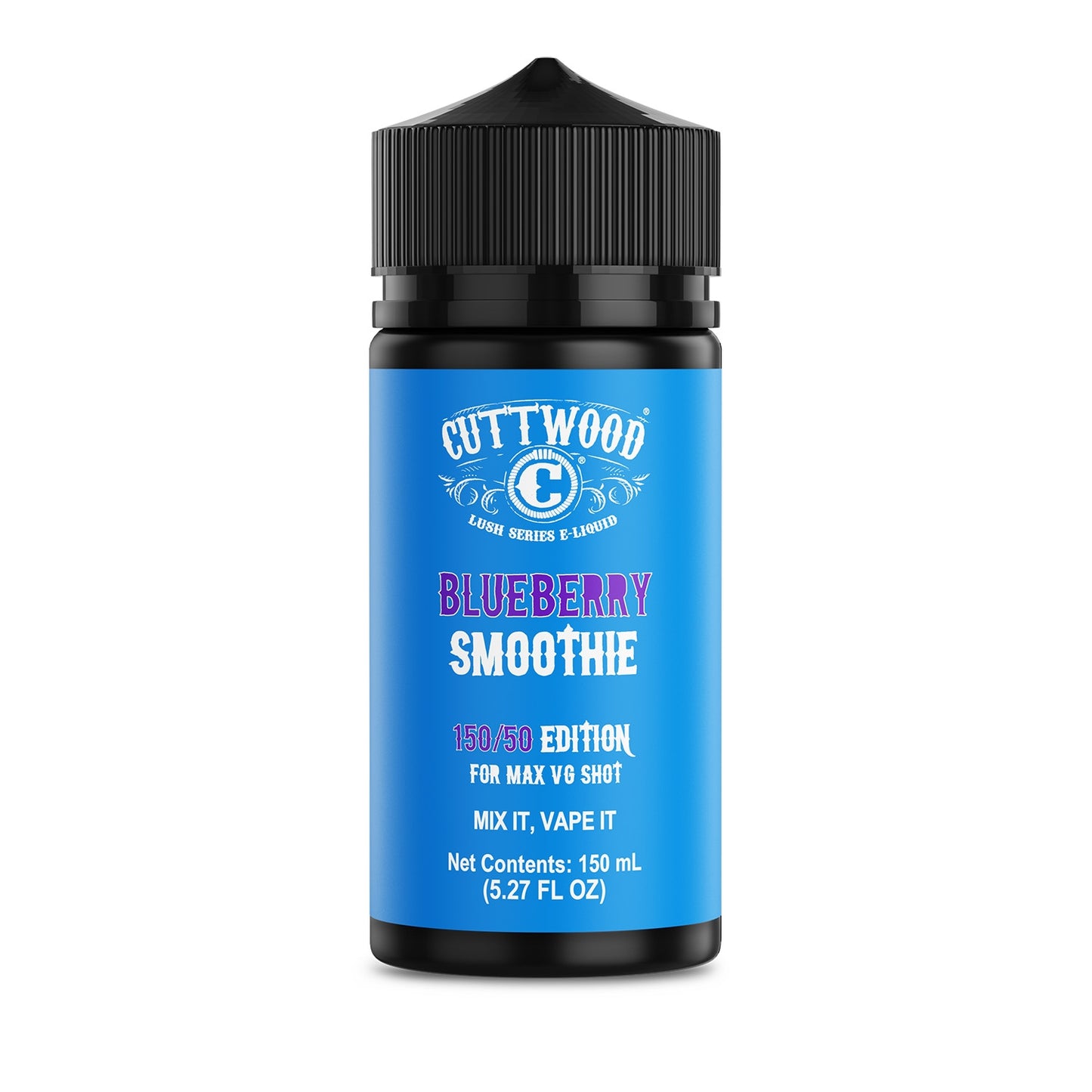 Cuttwood | 150ml Shortfill Range | BLUEBERRY SMOOTHIE | 0mg / ZERO Nicotine - IFANCYONE WHOLESALE