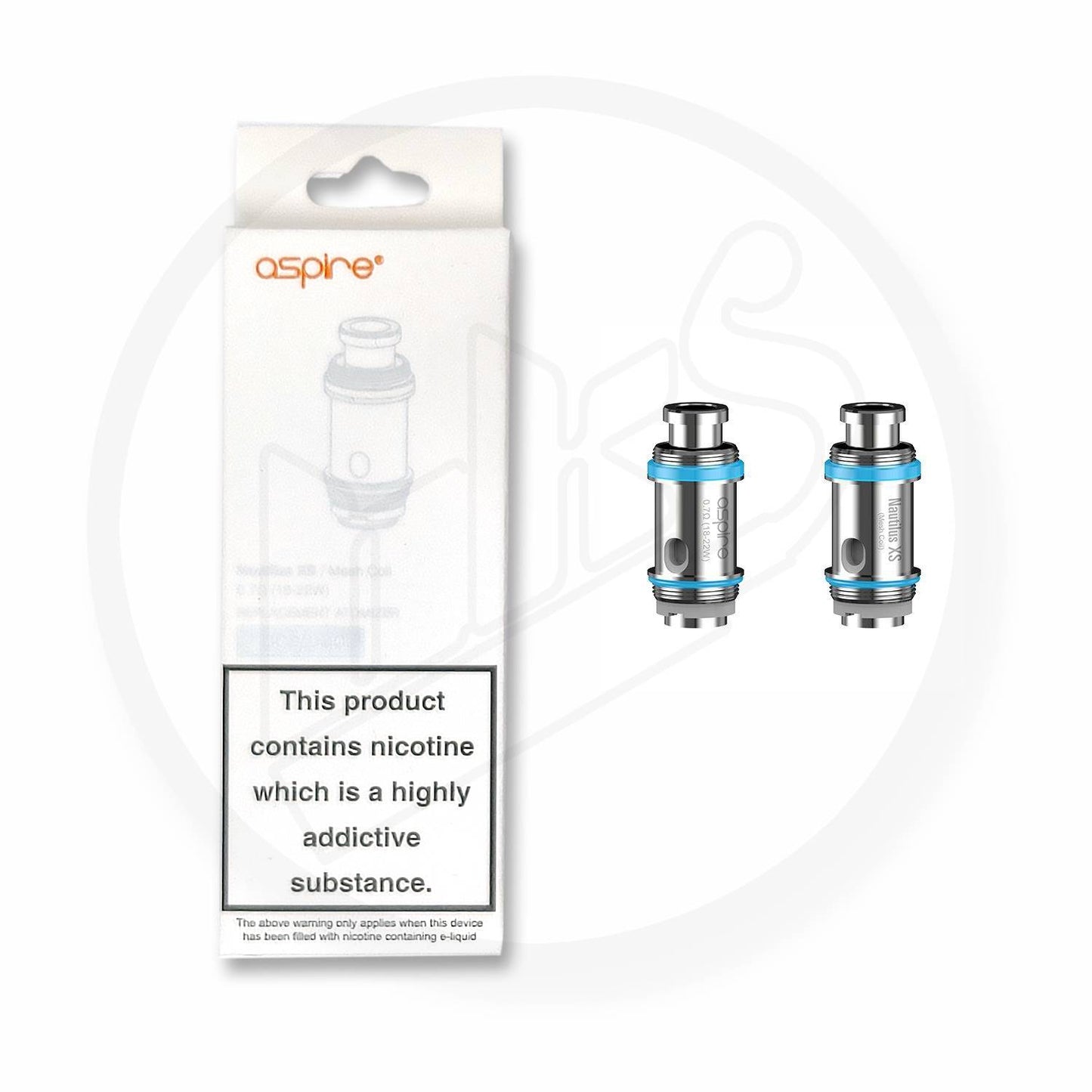 Aspire | Nautilus XS Replacement Coils | 0.7 Ohm Mesh | Pack of 5
