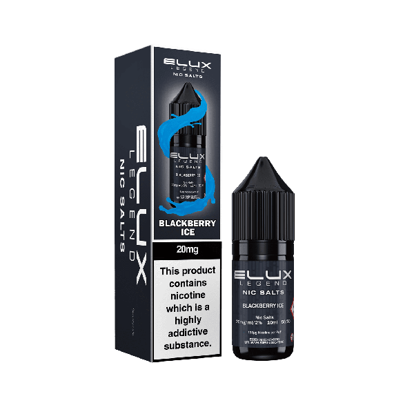 ELUX | Elux Legend 10ml Nicotine Salt E-Liquids | Blackberry Ice | 10mg / 20mg Nic Salts
