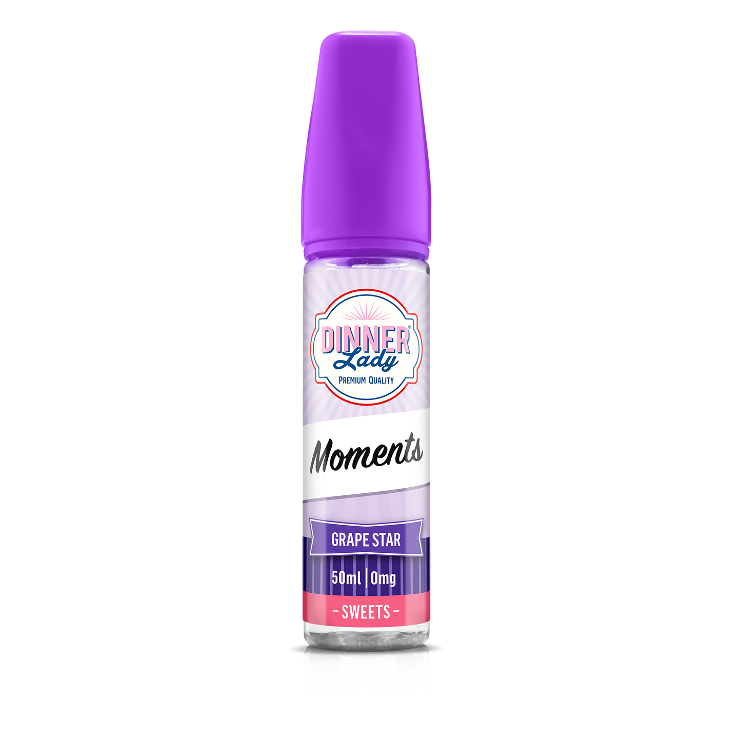 Dinner Lady Moments | Grape Star | 50ml Shortfill | 0mg - IFANCYONE WHOLESALE
