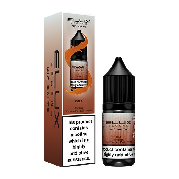 ELUX | Elux Legend 10ml Nicotine Salt E-Liquids | COLA | 10mg / 20mg Nic Salts