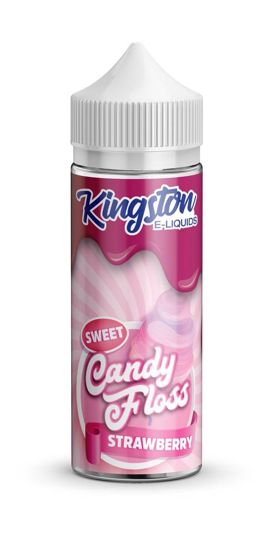 Kingston Candy Floss | Strawberry | 100ml Shortfill | 0mg - IFANCYONE WHOLESALE