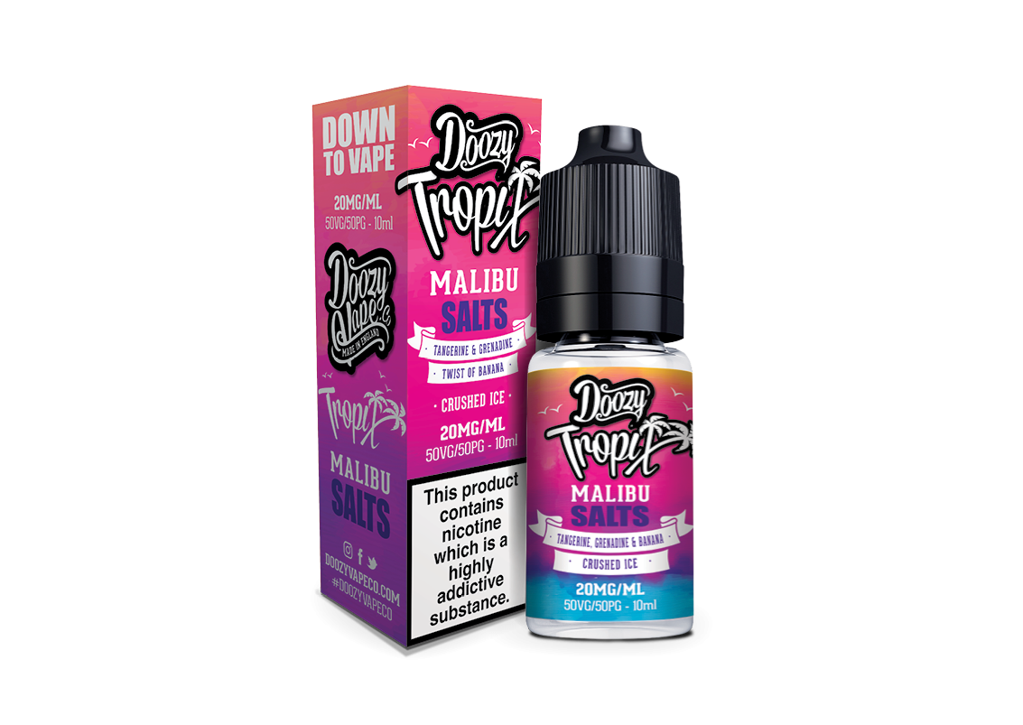 Doozy Salts | Tropix Range | Malibu | 10ml Single | 10mg / 20mg Nicotine Salts - IFANCYONE WHOLESALE