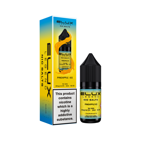 ELUX | Elux Legend 10ml Nicotine Salt E-Liquids | PINEAPPLE ICE | 10mg / 20mg Nic Salts