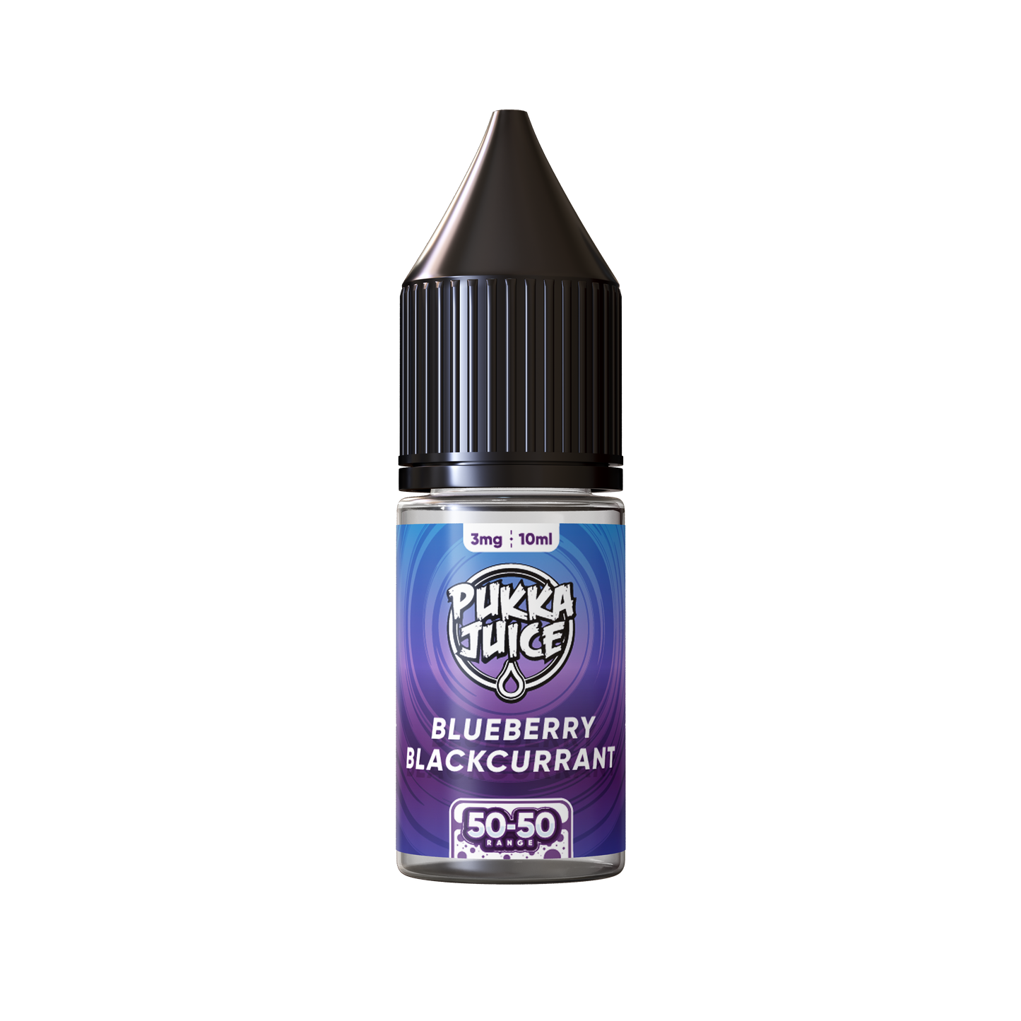 Pukka Juice | 50/50 Range | BLUEBERRY BLACKCURRANT | 10ml TPD Bottles | Various Nicotine Strength - IFANCYONE WHOLESALE