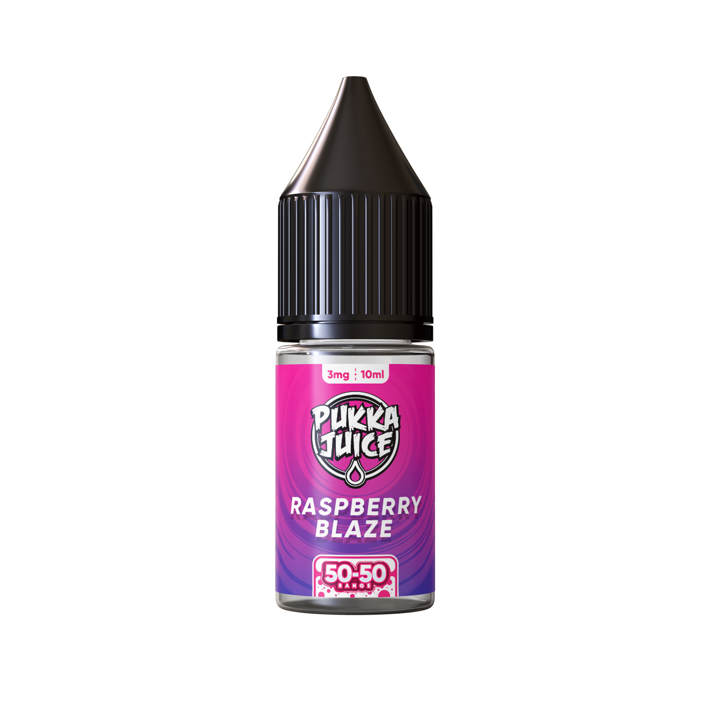 Pukka Juice | 50/50 Range | RASPBERRY BLAZE | 10ml TPD Bottles | Various Nicotine Strength - IFANCYONE WHOLESALE