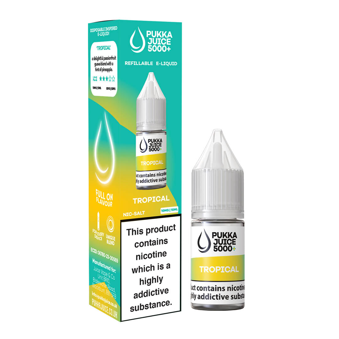 Pukka Juice 5000 Nic Salts | 10mg/20mg | 10ml