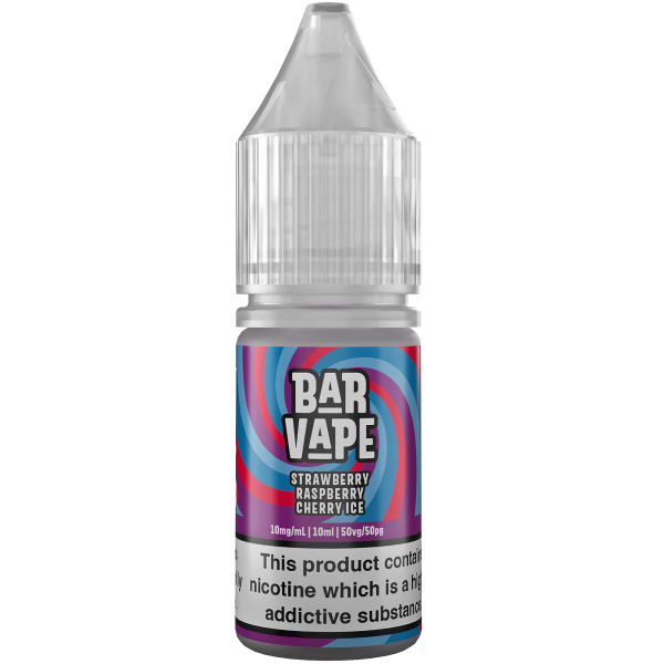 BAR VAPE - STRAWBERRY RASPBERRY CHERRY ICE - 10ML NIC SALTS
