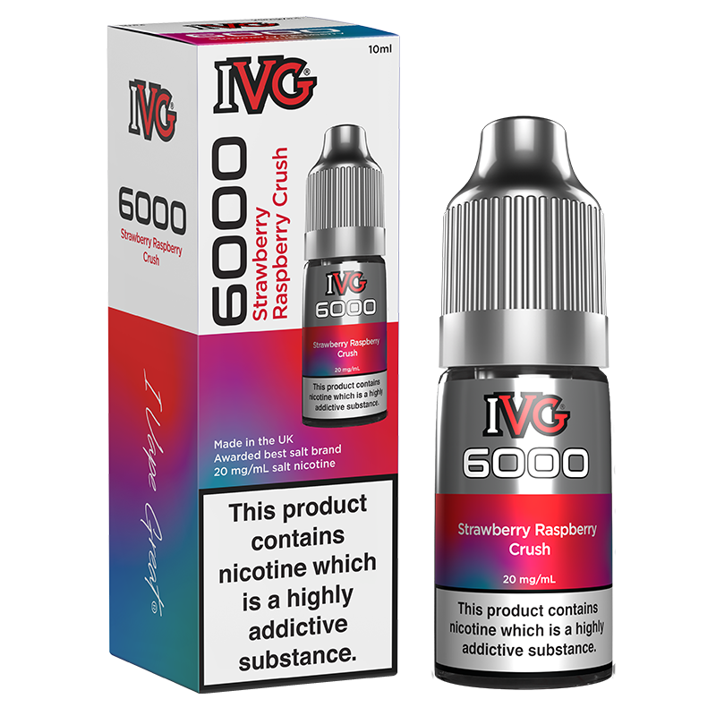 I VG | 6000 Series Nicotine Salt Bar Flavour E-Liquids | Berrylicious Blast |10mg / 20mg Nic Salts - IFANCYONE WHOLESALE