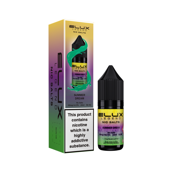 ELUX | Elux Legend 10ml Nicotine Salt E-Liquids | SUMMER DREAM | 10mg / 20mg Nic Salts
