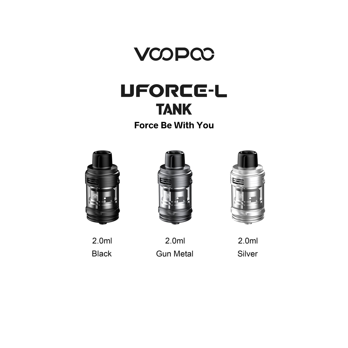 Voopoo | UFORCE-L Sub Ohm Tank | 2ml | PnP Coil Compatible - IFANCYONE WHOLESALE