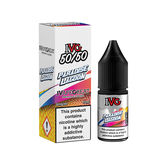 I VG 50/50 E-Liquids - PARADISE LAGOON - 10ml Single - Various Nicotine Strengths - IFANCYONE WHOLESALE