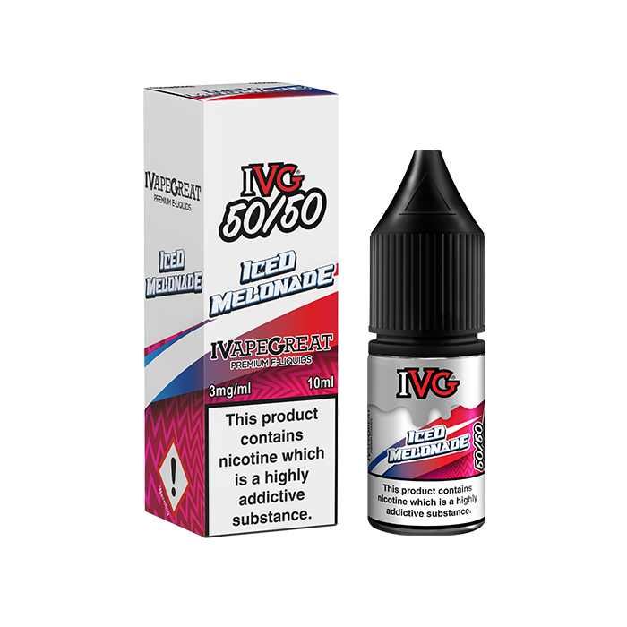 I VG 50/50 E-Liquids - ICED MELONADE - 10ml Single - Various Nicotine Strengths - IFANCYONE WHOLESALE