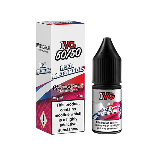 I VG 50/50 E-Liquids - ICED MELONADE - 10ml Single - Various Nicotine Strengths - IFANCYONE WHOLESALE