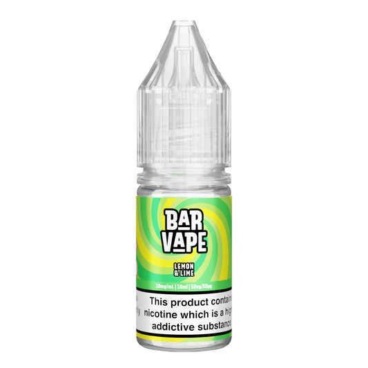 BAR VAPE - LEMON & LIME  - 10ML NIC SALTS