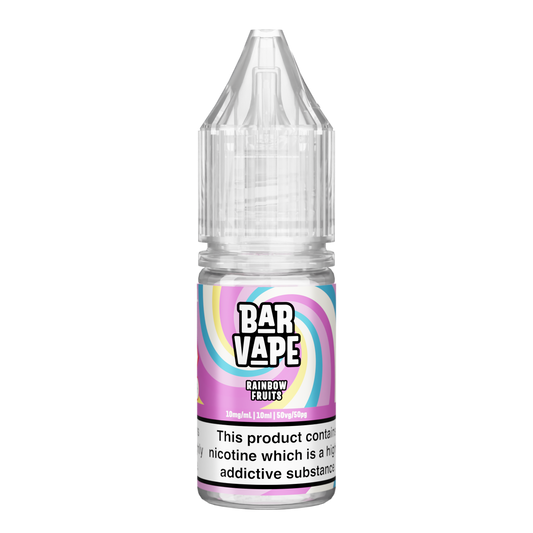 BAR VAPE - RAINBOW FRUITS  - 10ML NIC SALTS