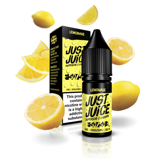 Just Juice 50:50 | LEMONADE | 10ml Single | Various Nicotine Strengths - IFANCYONE WHOLESALE