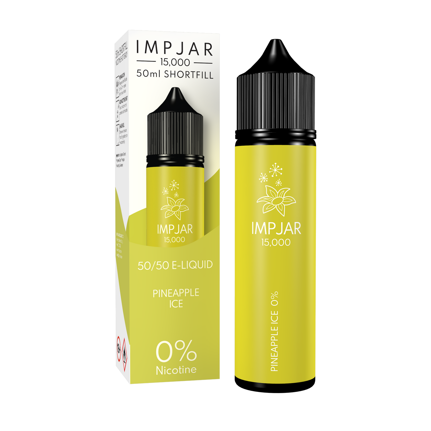 Imp Jar | Impjar 15000 | 50ml Shortfill Range | 50:50 VG/PG | 0mg Nicotine | PINEAPPLE ICE - IFANCYONE WHOLESALE