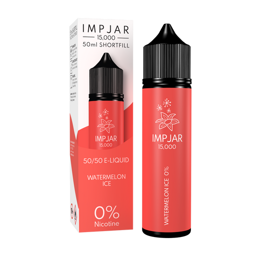 Imp Jar | Impjar 15000 | 50ml Shortfill Range | 50:50 VG/PG | 0mg Nicotine | WATERMELON ICE - IFANCYONE WHOLESALE