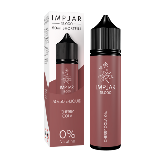 Imp Jar | Impjar 15000 | 50ml Shortfill Range | 50:50 VG/PG | 0mg Nicotine | CHERRY COLA - IFANCYONE WHOLESALE