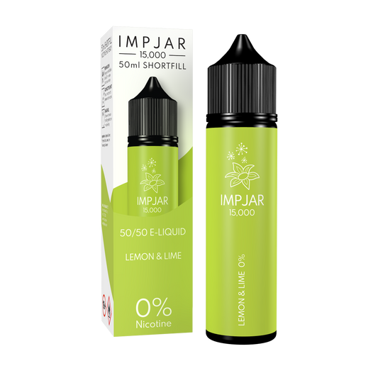 Imp Jar | Impjar 15000 | 50ml Shortfill Range | 50:50 VG/PG | 0mg Nicotine | LEMON & LIME - IFANCYONE WHOLESALE