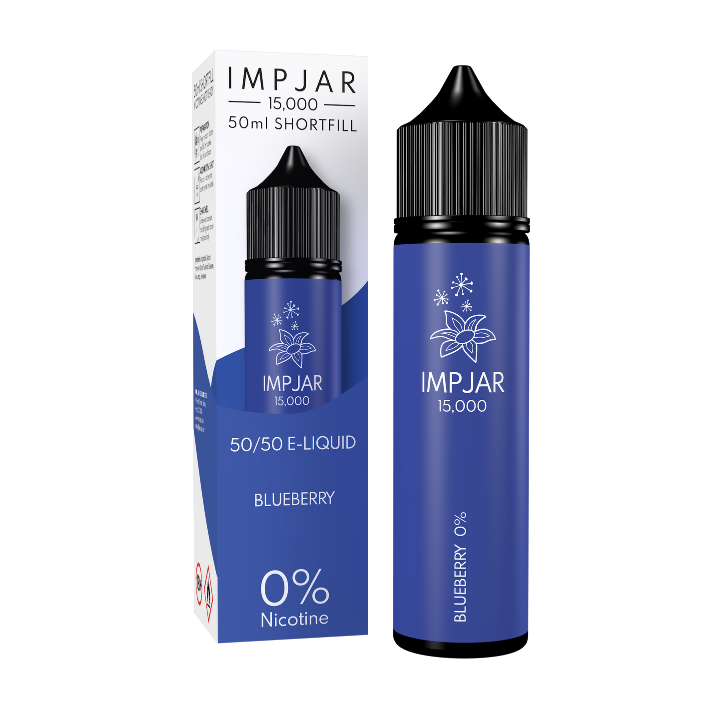 Imp Jar | Impjar 15000 | 50ml Shortfill Range | 50:50 VG/PG | 0mg Nicotine | BLUEBERRY - IFANCYONE WHOLESALE