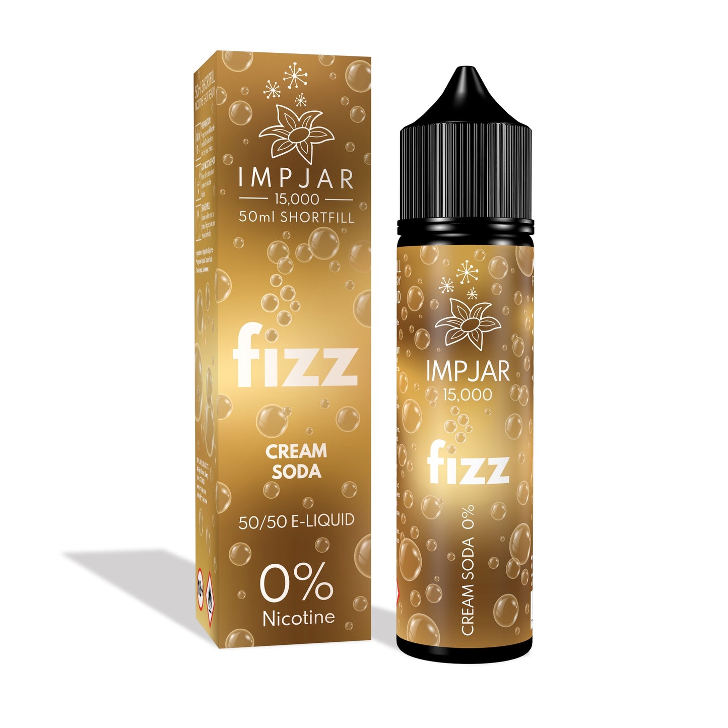 Imp Jar | Impjar FIZZ 15000 | 50ml Shortfill Range | 50:50 VG/PG | 0mg Nicotine | CREAM SODA - IFANCYONE WHOLESALE