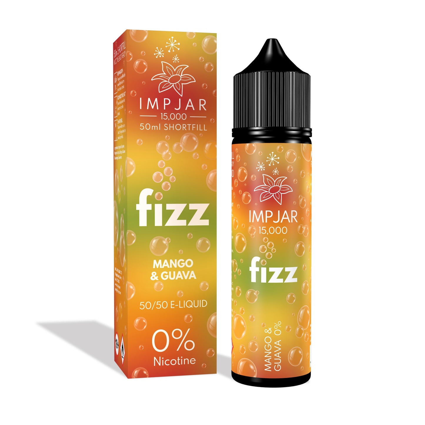 Imp Jar | Impjar FIZZ 15000 | 50ml Shortfill Range | 50:50 VG/PG | 0mg Nicotine | MANGO & GUAVA - IFANCYONE WHOLESALE