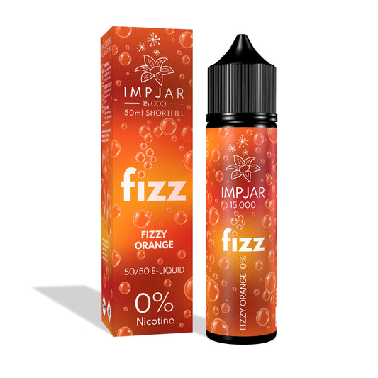 Imp Jar | Impjar FIZZ 15000 | 50ml Shortfill Range | 50:50 VG/PG | 0mg Nicotine | FIZZY ORANGE - IFANCYONE WHOLESALE