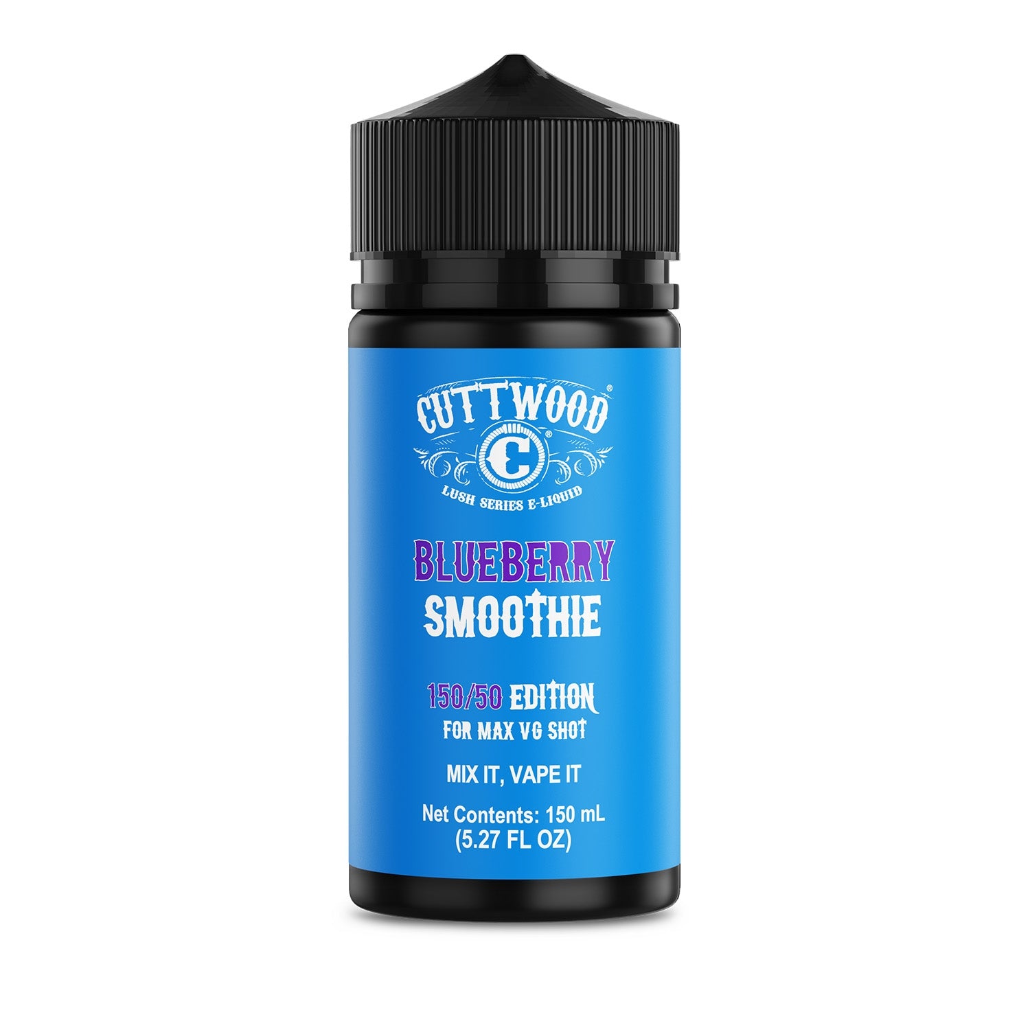 Cuttwood | 150ml Shortfill Range | BLUEBERRY SMOOTHIE | 0mg / ZERO Nicotine - IFANCYONE WHOLESALE