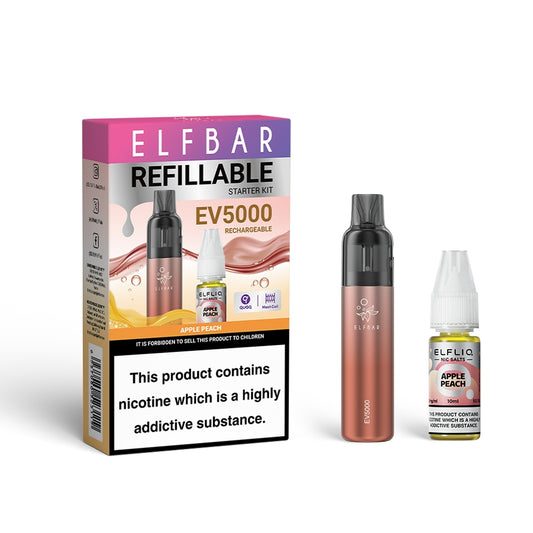 Elfbar | Elf Bar EV5000 Disposable Vape Kit + Elfliq 10ml Nic Salt E-Liquid |