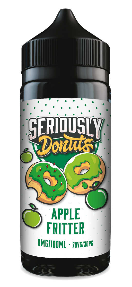 Seriously Donuts by Doozy Vape Co | Apple Fritter | 100ml Shortfill | 0mg - IFANCYONE WHOLESALE