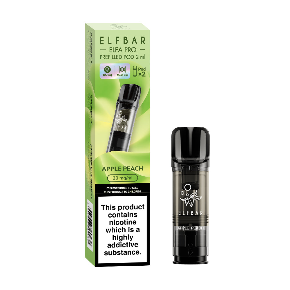 Elfbar | Elf Bar ELFA PRO Replacement Pre-Filled Pods | 2ml | Pack of 2 | 20mg | Various Flavours - IFANCYONE WHOLESALE