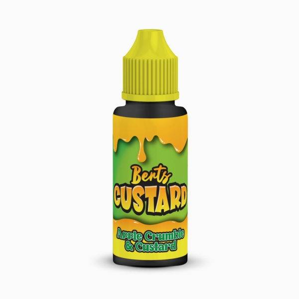 Kingston Bert's Custard | Apple Crumble | 100ml Shortfill | 0mg - IFANCYONE WHOLESALE