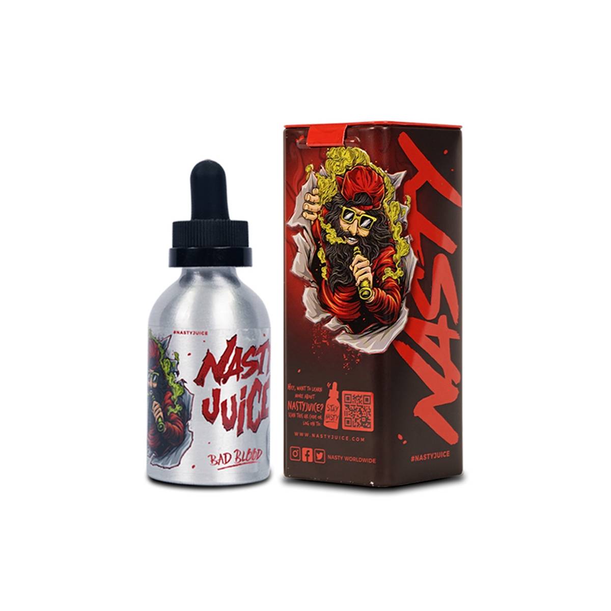 Nasty Juice Fruity | Bad Blood | 50ml Shortfill | 0mg - IFANCYONE WHOLESALE