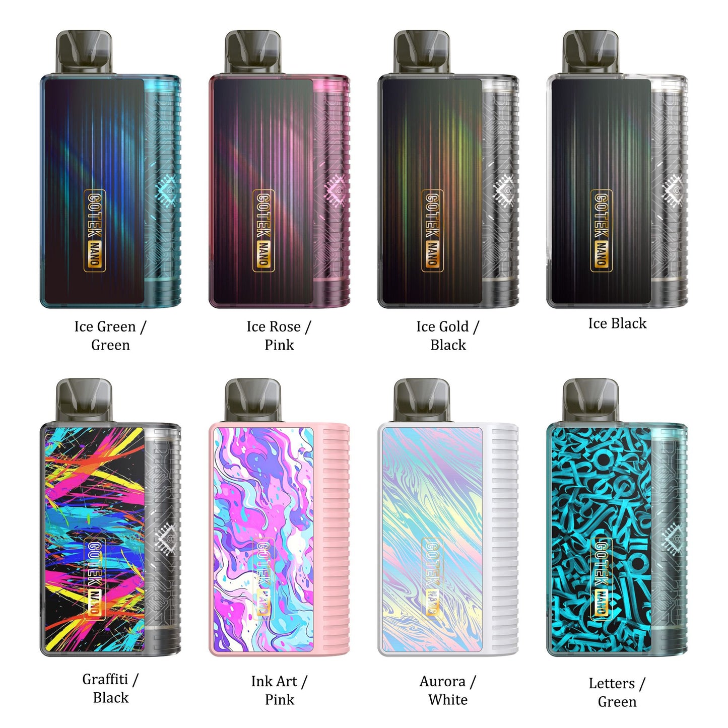 Aspire | Gotek Nano Pod Vape Kit | 1000mAh | Various Colours | Gotek Pod Compatible