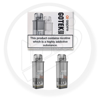 Aspire | GOTEK Replacement Pods | Pack of 2 | 0.8 Ohm Mesh Coil