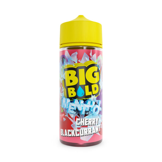 Big Bold Shortfill E-Liquids | 100ml | 0mg / ZERO Nicotine | Menthol Range | CHERRY BLACKCURRANT - IFANCYONE WHOLESALE