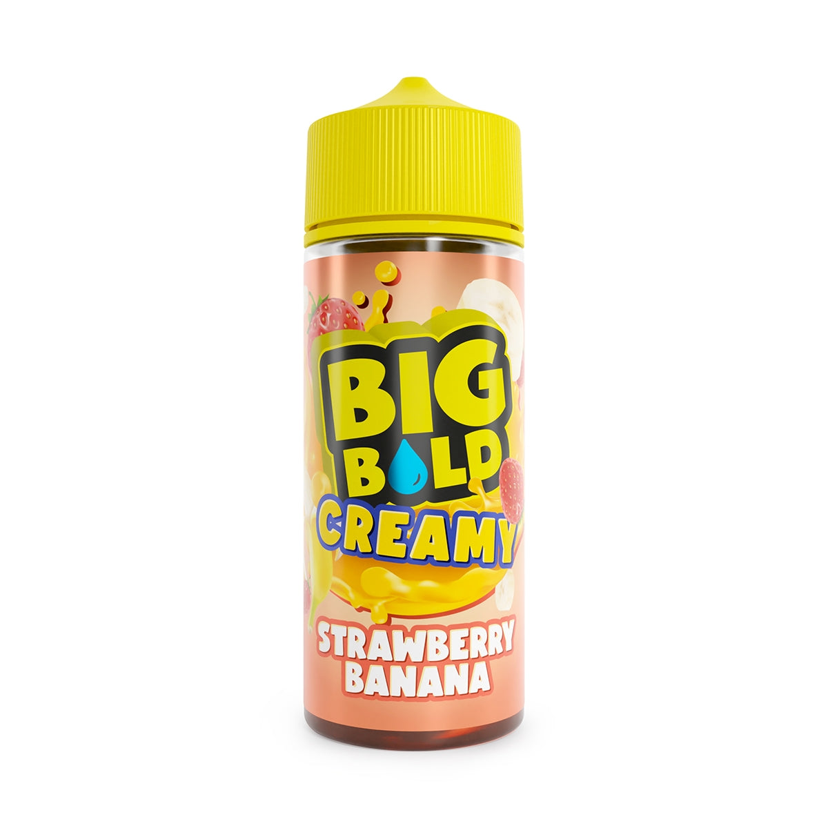 Big Bold Shortfill E-Liquids | 100ml | 0mg / ZERO Nicotine | Creamy Range | STRAWBERRY BANANA - IFANCYONE WHOLESALE