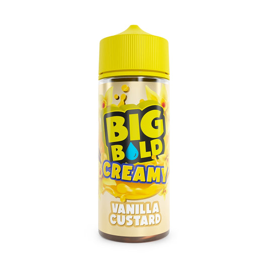 Big Bold Shortfill E-Liquids | 100ml | 0mg / ZERO Nicotine | Creamy Range | VANILLA CUSTARD - IFANCYONE WHOLESALE