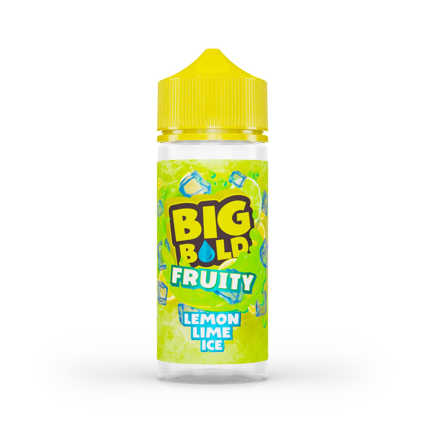 Big Bold Shortfill E-Liquids | 100ml | 0mg / ZERO Nicotine | Fruity Ice Range | LEMON & LIME ICE