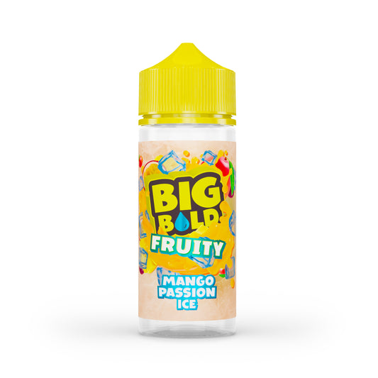 Big Bold Shortfill E-Liquids | 100ml | 0mg / ZERO Nicotine | Fruity Ice Range | MANGO & PASSIONFRUIT ICE.