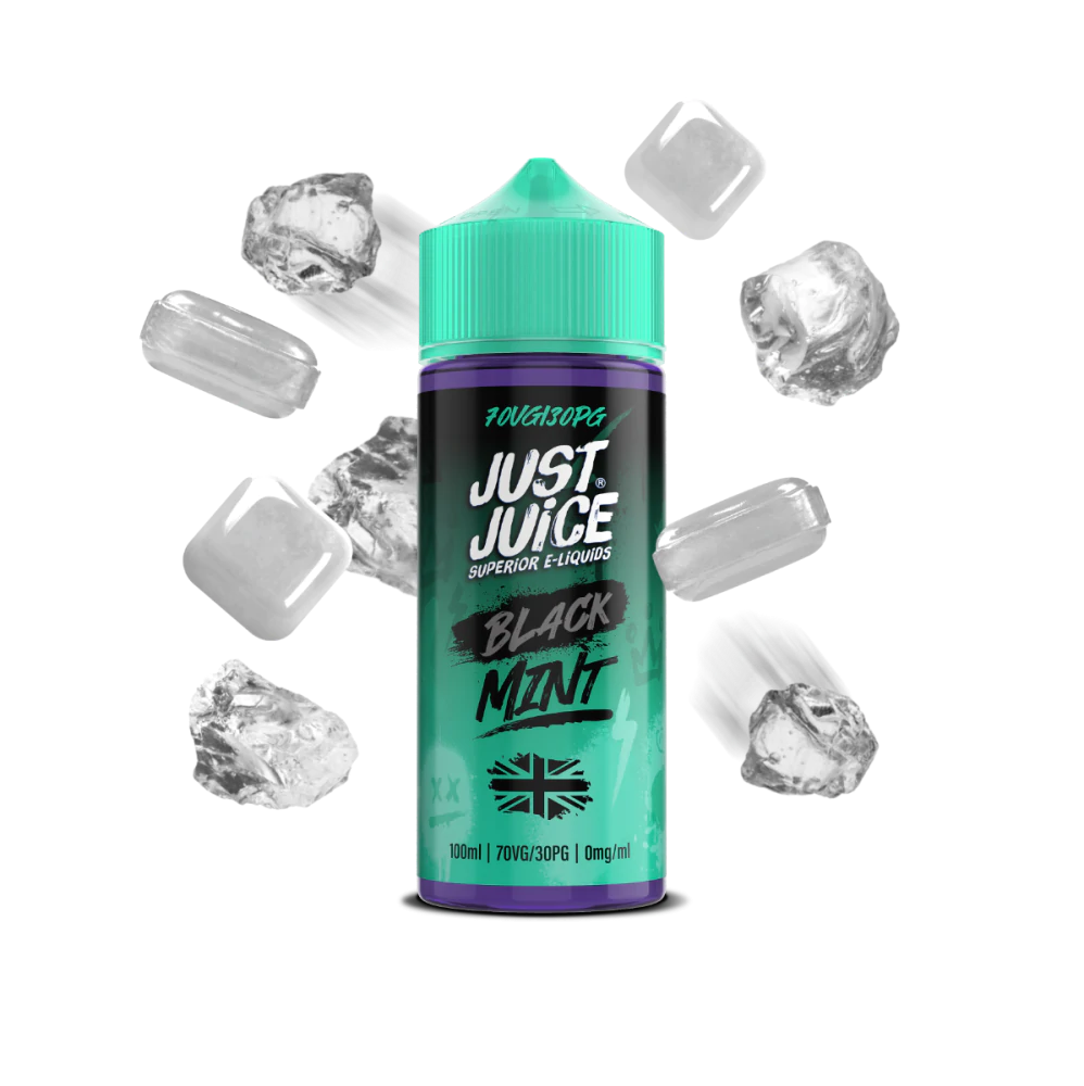 Just Juice | 100ml Shortfill Range | MINT | BLACK MINT | 0mg