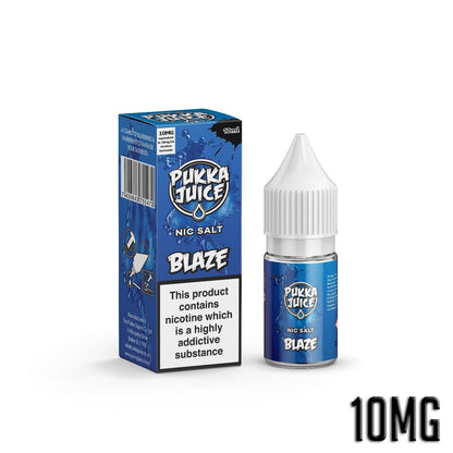 Pukka Juice Nicotine Salts | BLAZE | 10ml | 10mg / 20mg Nic Salt - IFANCYONE WHOLESALE