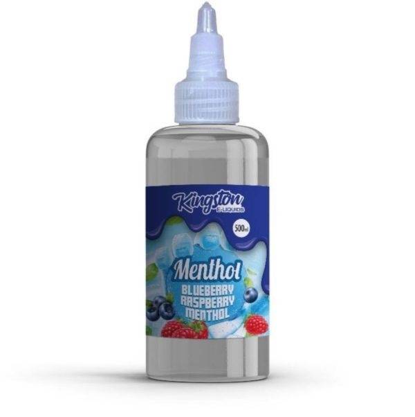 Kingston MegaSaver | Blue Raspberry Menthol | 500ml Shortfill | 0mg - IFANCYONE WHOLESALE