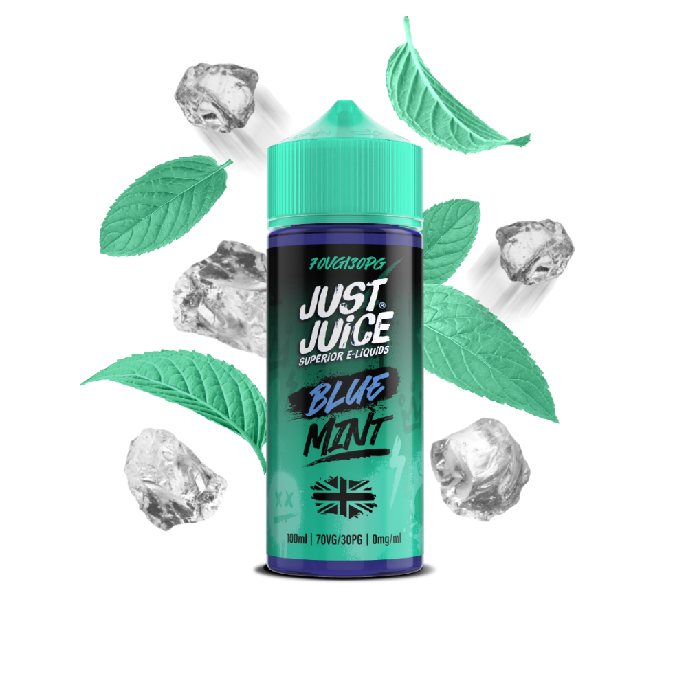 Just Juice | 100ml Shortfill Range | MINT | BLUE MINT | 0mg