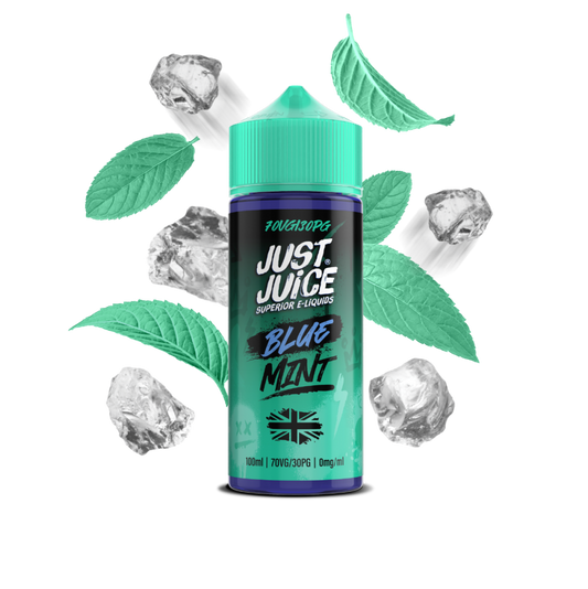 Just Juice | 100ml Shortfill Range | MINT | BLUE MINT | 0mg